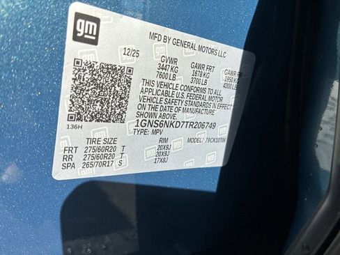 New 2026 Chevrolet Tahoe LT w/ Comfort Package image 45