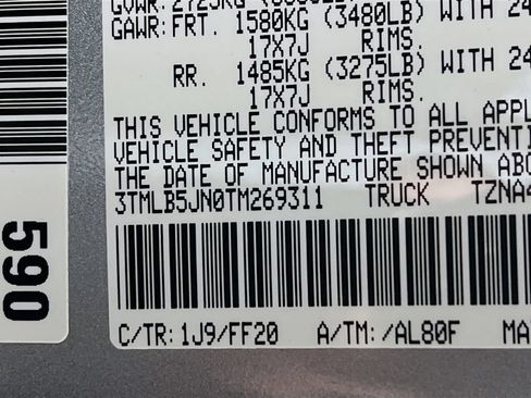 New 2026 Toyota Tacoma SR5 AWD/4WD image 24