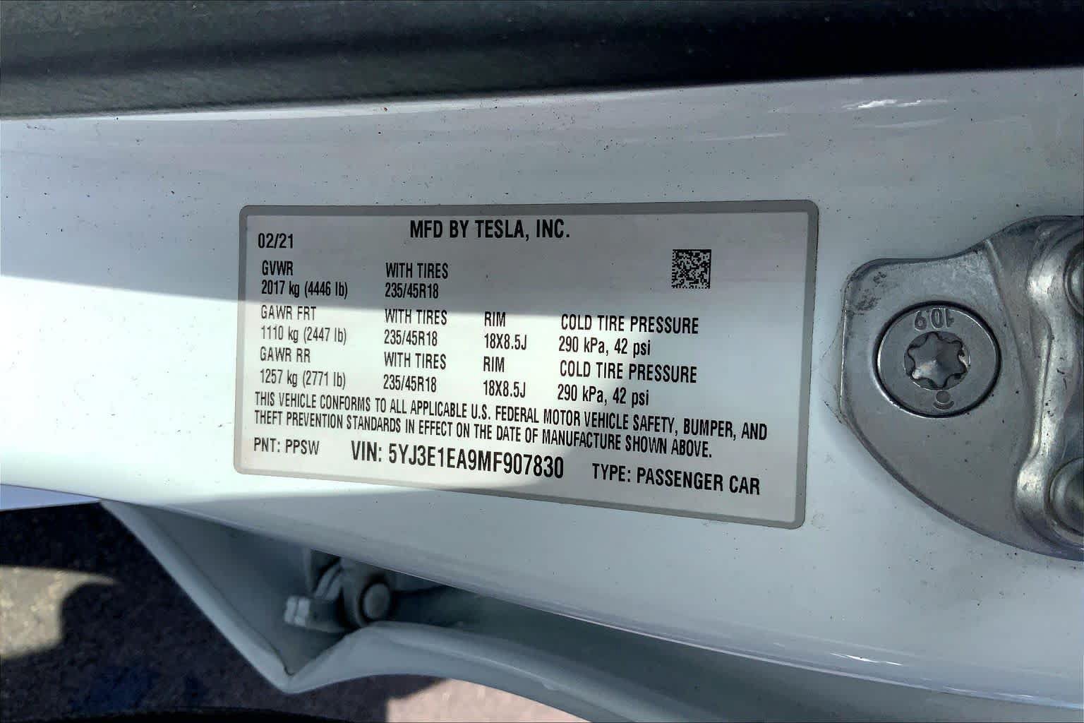 Used 2021 Tesla Model 3 Standard Range Plus RWD image 20