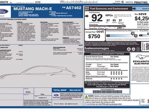 Used 2023 Ford Mustang Mach-E Premium AWD/4WD image 5