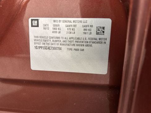 Used 2012 Chevrolet Cruze LT image 35