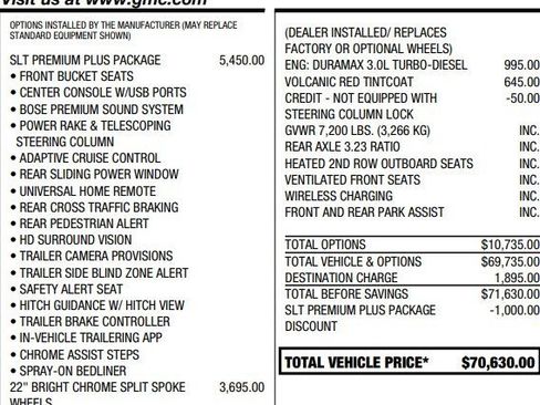 Certified 2023 GMC Sierra 1500 SLT w/ SLT Premium Plus Package image 2