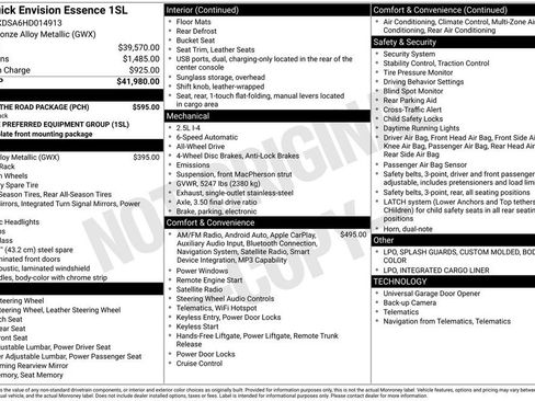 Used 2017 Buick Envision Essence w/ LPO, Hit The Road Package image 9