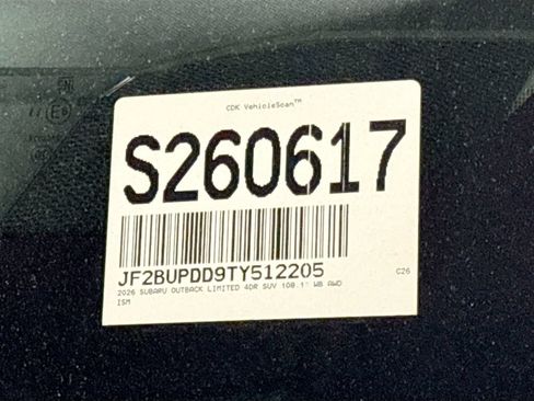 New 2026 Subaru Outback Limited AWD/4WD image 26