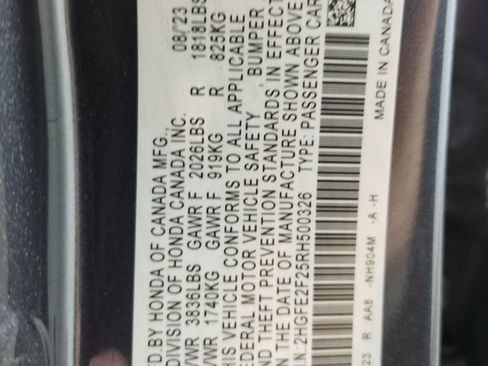 Certified 2024 Honda Civic LX image 28