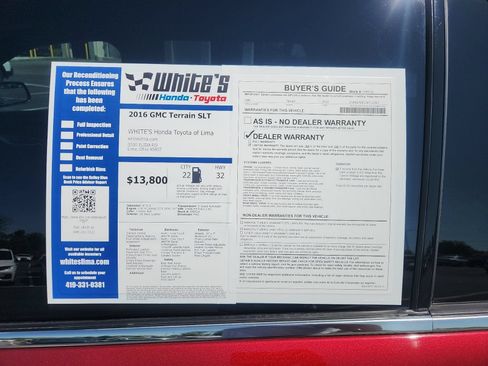 Used 2016 GMC Terrain SLT w/ Driver Alert Package I FWD image 11