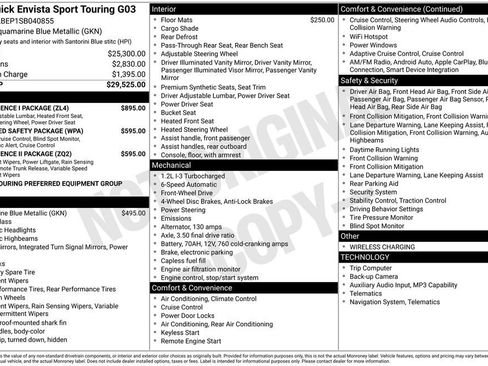 Used 2025 Buick Envista Sport Touring w/ Convenience I Package FWD image 3