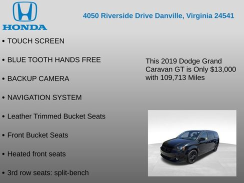 Used 2019 Dodge Grand Caravan GT FWD image 7