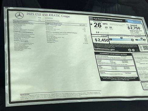 New 2025 Mercedes-Benz CLE 450 CLE 450 image 29