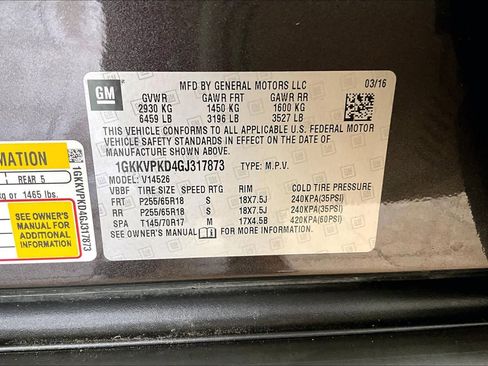 Used 2016 GMC Acadia SLE AWD/4WD image 37