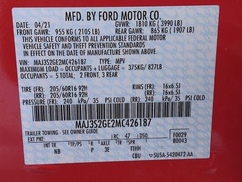 Used 2021 Ford EcoSport SE image 33