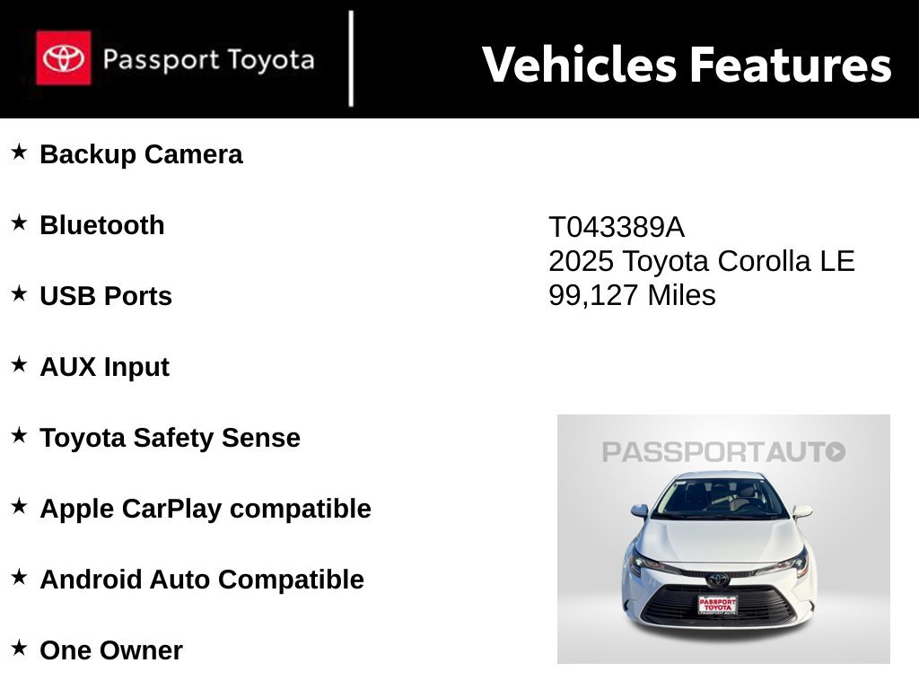 Used 2025 Toyota Corolla LE FWD image 10