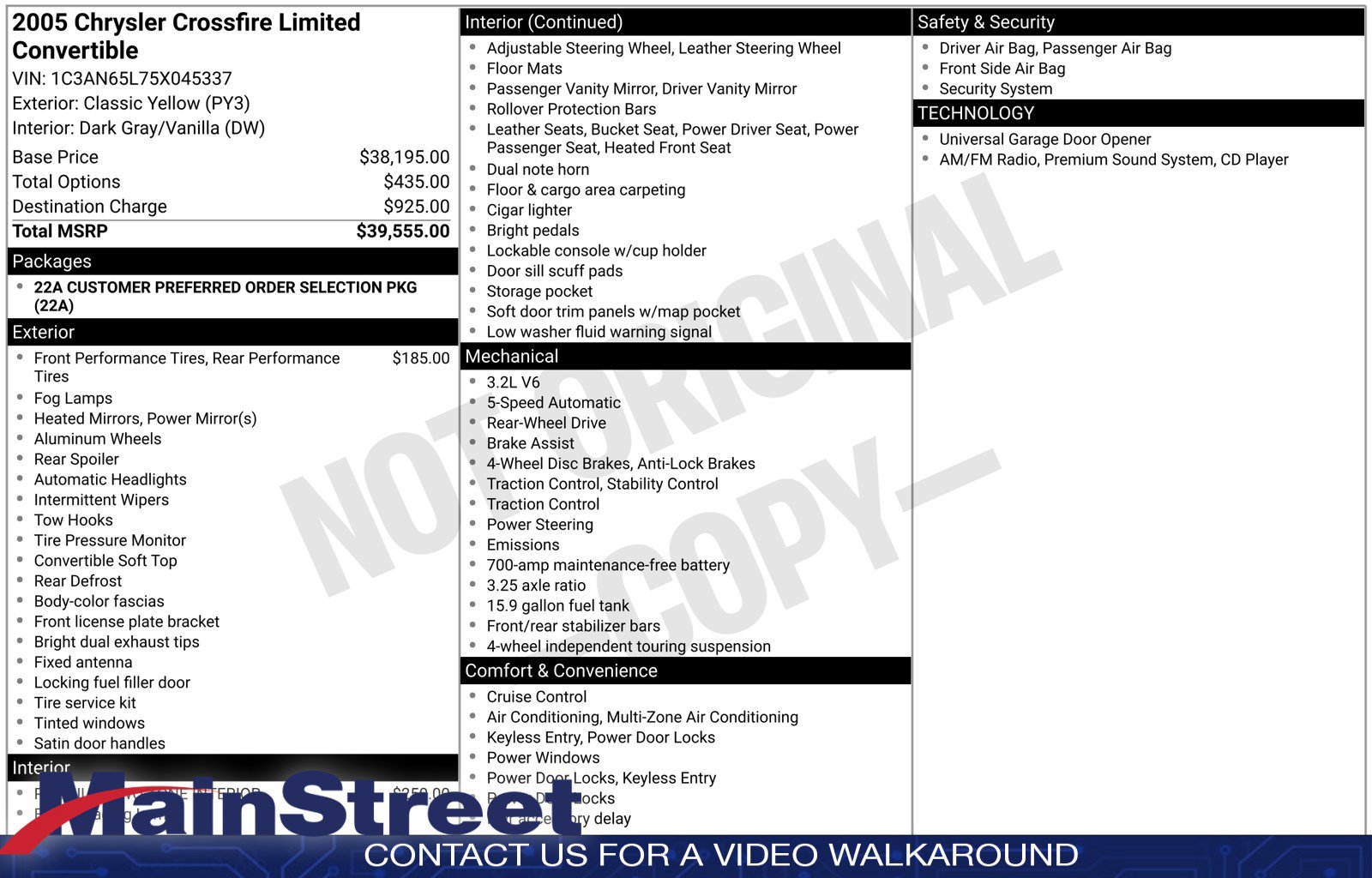 Used 2005 Chrysler Crossfire Limited RWD image 24