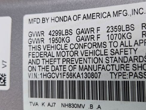 Used 2019 Honda Accord EX-L image 30