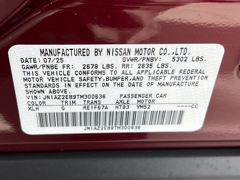 New 2026 Nissan Leaf Platinum+ w/ Cargo Package (Platinum+) image 34