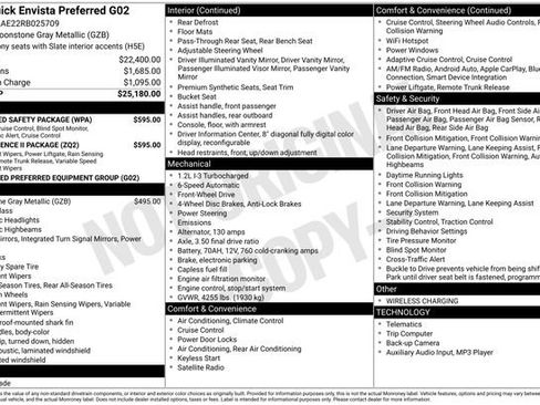 Certified 2024 Buick Envista Preferred w/ Convenience II Package image 16