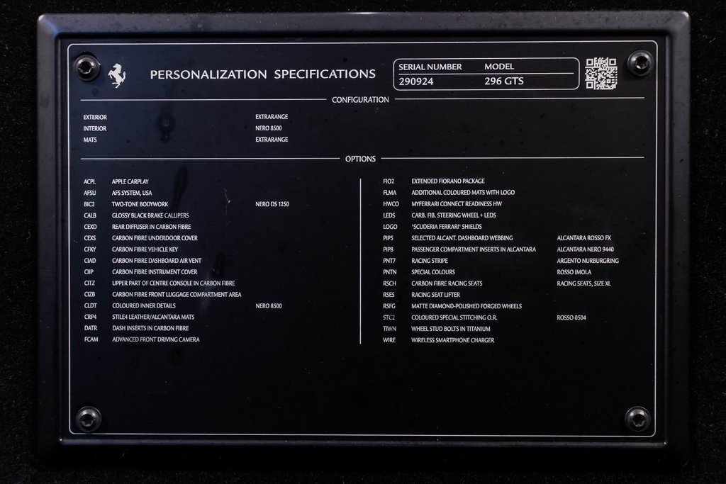 Certified 2023 Ferrari 296 GTS RWD image 59