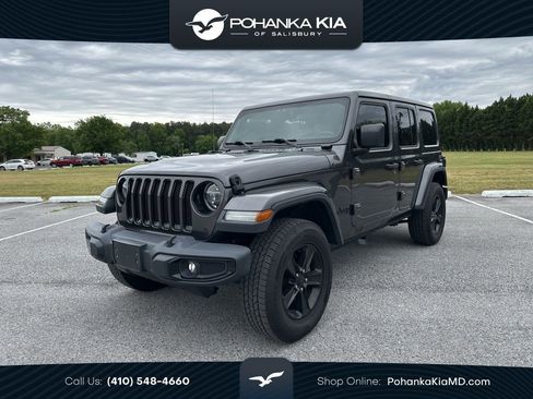 Used 2020 Jeep Wrangler Unlimited Sahara AWD/4WD image 1