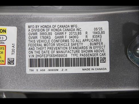 Used 2025 Honda Civic Sport image 21