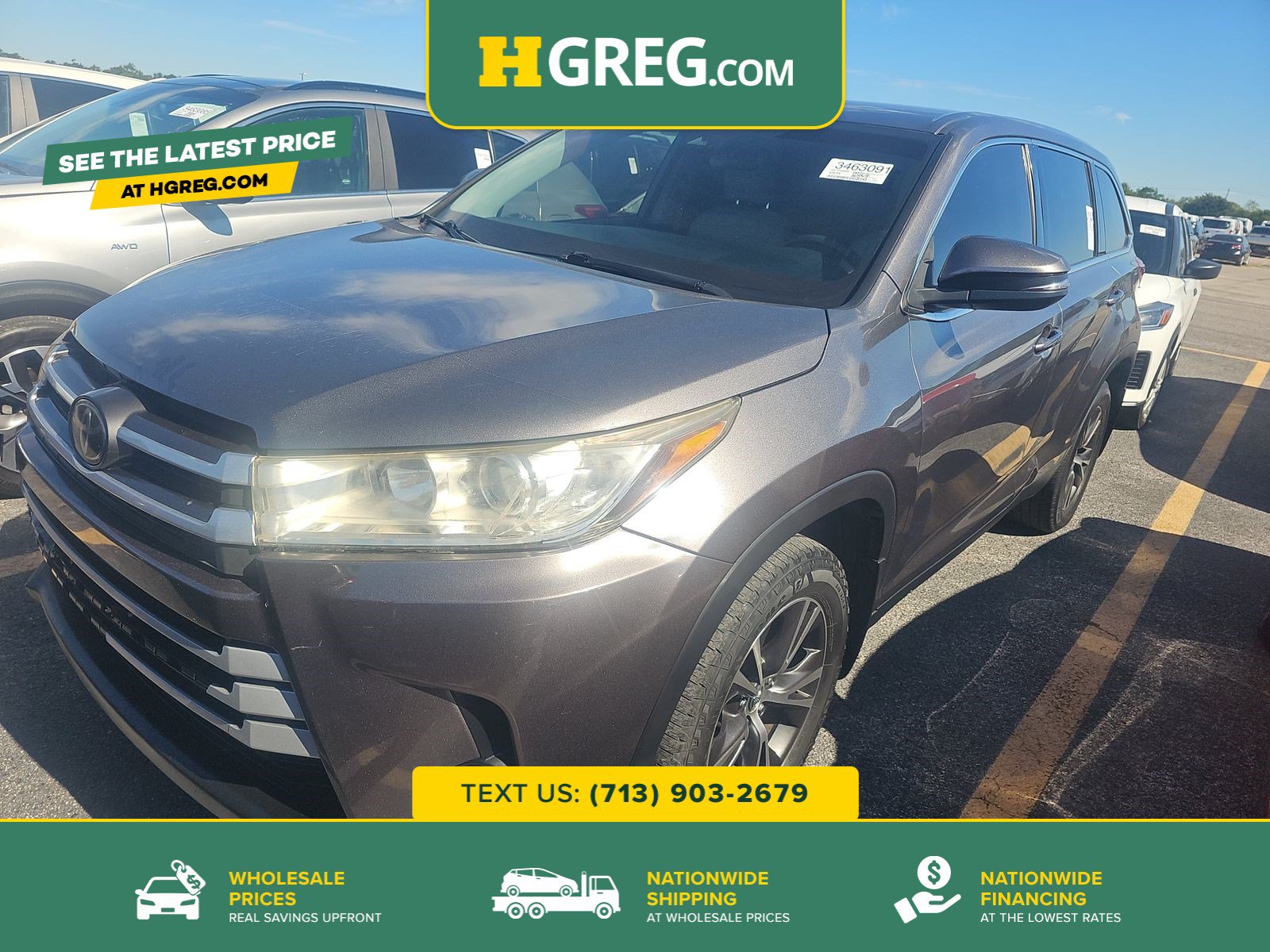 Used 2019 Toyota Highlander LE FWD image 1