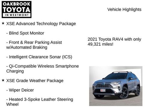 Certified 2021 Toyota RAV4 XSE image 7