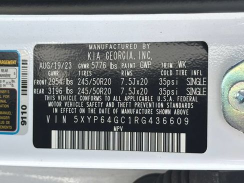 Used 2024 Kia Telluride S w/ S Sunroof Package FWD image 36