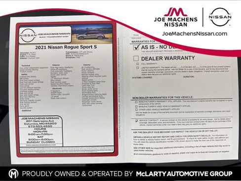 Used 2021 Nissan Rogue Sport S image 31