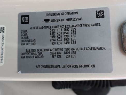 Used 2024 Chevrolet Tahoe High Country w/ Advanced Technology Package AWD/4WD image 48