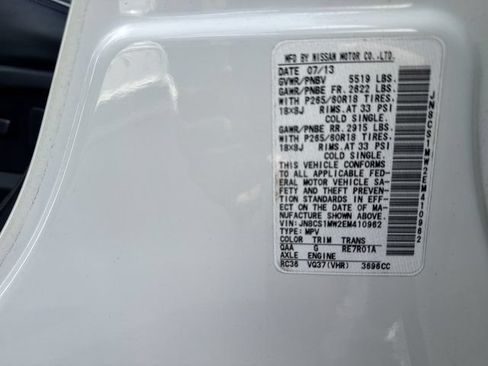 Used 2014 INFINITI QX70 AWD w/ Premium Package image 31