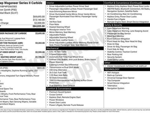 Used 2023 Jeep Wagoneer Series II AWD/4WD image 7