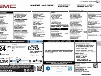 New 2026 GMC Sierra 1500 Elevation w/ Elevation Premium Package
