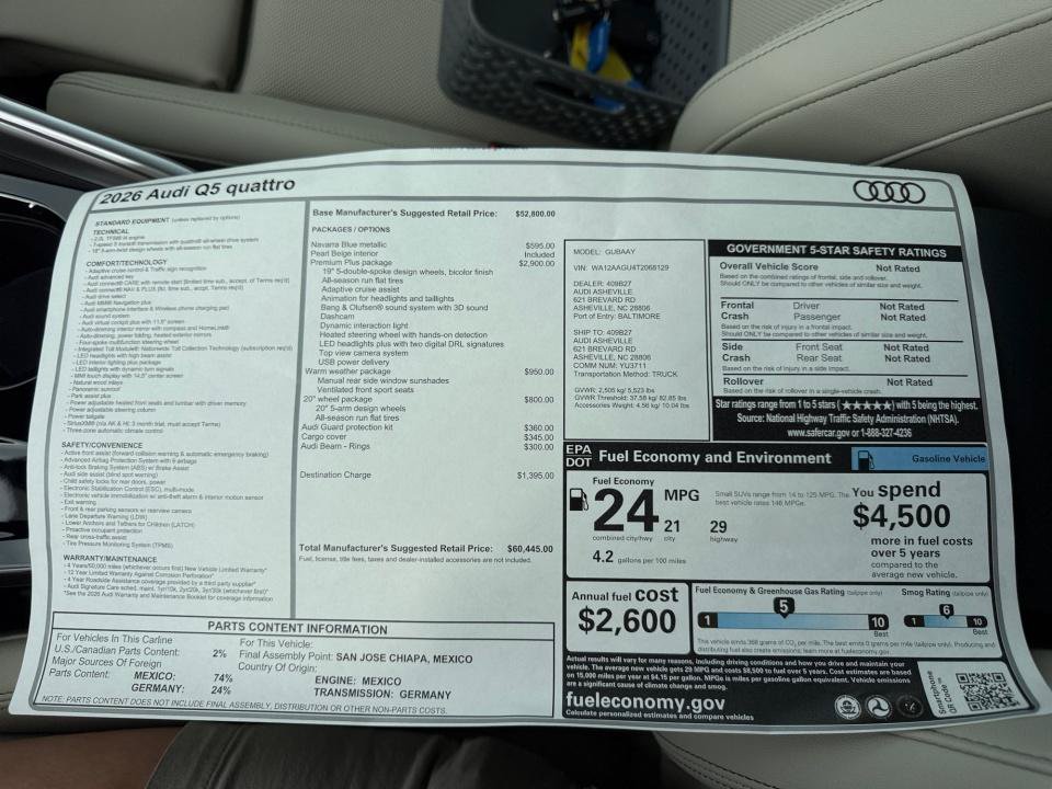 New 2026 Audi Q5 Premium Plus AWD/4WD image 33