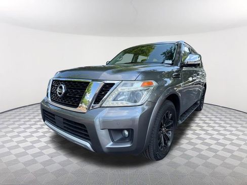Used 2018 Nissan Armada Platinum w/ Captain Seat Package RWD image 1