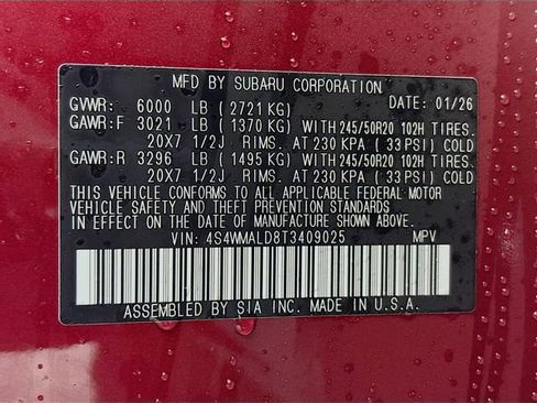 New 2026 Subaru Ascent Bronze Edition image 34