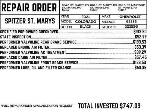 Certified 2021 Chevrolet Colorado Z71 w/ Safety Package image 3