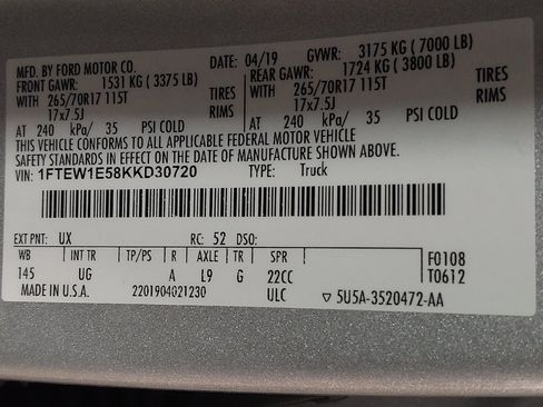 Used 2019 Ford F150 XLT w/ Trailer Tow Package AWD/4WD image 33