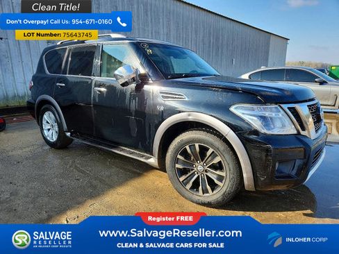 Used 2017 Nissan Armada Platinum w/ Captain Seat Package RWD image 5