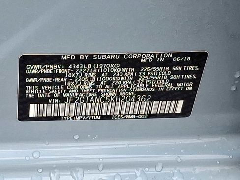 Used 2019 Subaru Crosstrek 2.0i Limited w/ Moonroof Package w/Navigation image 28