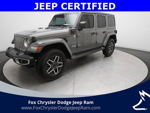 Used 2021 Jeep Wrangler Unlimited Sahara w/ Cold Weather Group image 1