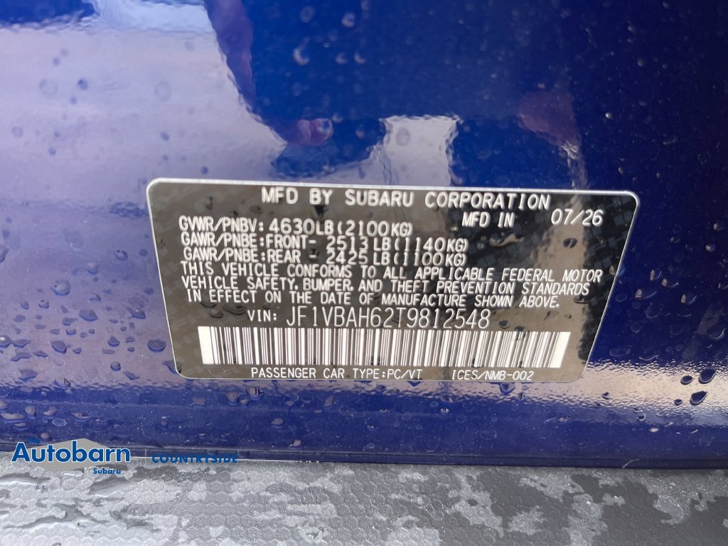 New 2026 Subaru WRX Premium AWD/4WD image 28
