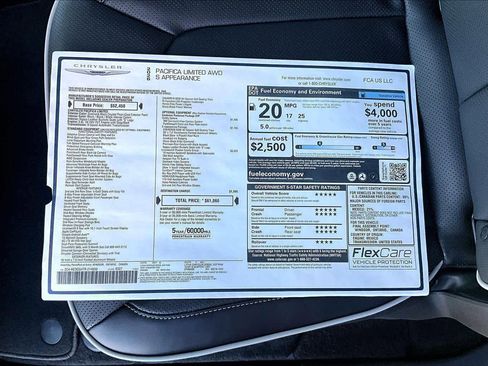 New 2026 Chrysler Pacifica Limited image 24