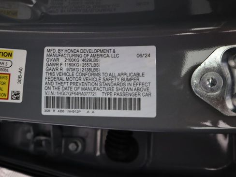 Certified 2024 Honda Accord EX-L image 35