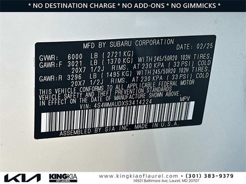 Used 2025 Subaru Ascent Touring image 31