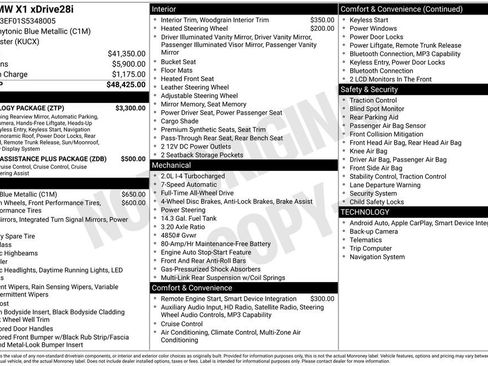 New 2025 BMW X1 xDrive28i w/ Technology Package image 2