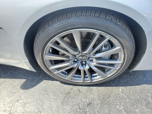 Used 2016 INFINITI Q50 Red Sport 400 w/ All Weather Package image 7