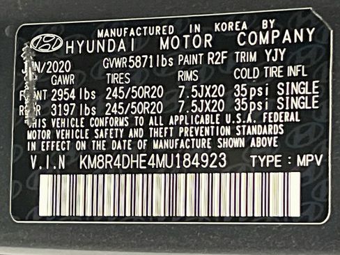Used 2021 Hyundai Palisade SEL AWD/4WD image 34