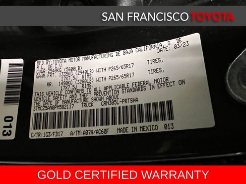 Certified 2023 Toyota Tacoma TRD Sport w/ Advanced Technology Package AWD/4WD image 40