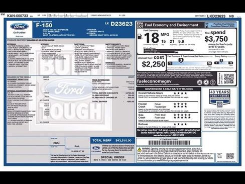 Used 2020 Ford F150 XL w/ Equipment Group 101A Mid image 30