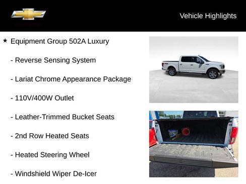 Used 2020 Ford F150 Lariat w/ Equipment Group 502A Luxury AWD/4WD image 20
