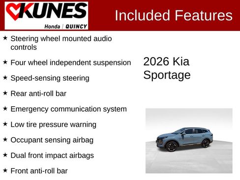 Used 2026 Kia Sportage EX w/ EX Panoramic Sunroof Package AWD/4WD image 3